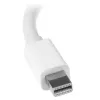 StarTech.com MDP2HDVGAW – 2-in-1 Mini DisplayPort į HDMI arba VGA adapteris, baltas