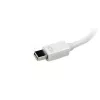 StarTech.com kelioninis A/V adapteris: 3-in-1 Mini DisplayPort į VGA, DVI arba HDMI keitiklis - baltas