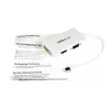 StarTech.com kelioninis A/V adapteris: 3-in-1 Mini DisplayPort į VGA, DVI arba HDMI keitiklis - baltas