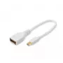 Microconnect MDPDP DisplayPort kabelis 0,15 m Mini DisplayPort Baltas