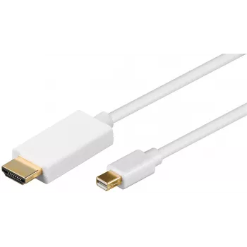 Microconnect MDPHDMI5 vaizdo kabelio adapteris 5 m Mini DisplayPort HDMI A tipas (standartinis) Baltas