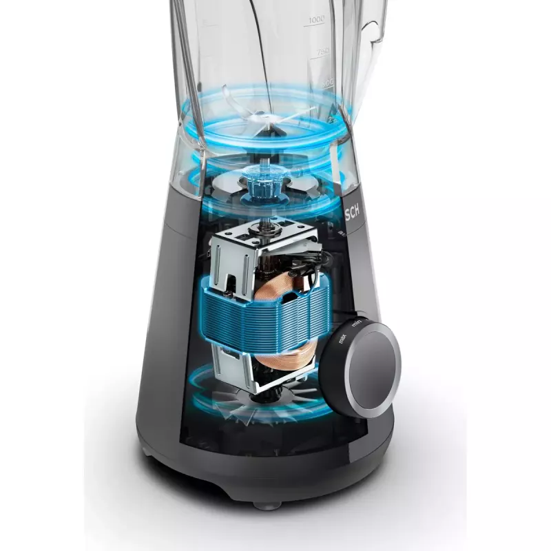 Stalo blenderis Bosch Serie 4 MMB6141B — 1200 W, 1,5 l Tritan dubuo, 2 greičiai, ledo smulkinimas, juodas