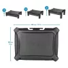StarTech.com MONSTADJD reguliuojamo aukščio monitoriaus stovas su stalčiumi, laisvai pastatomas, 10 kg, 33-81,3 cm, juodas