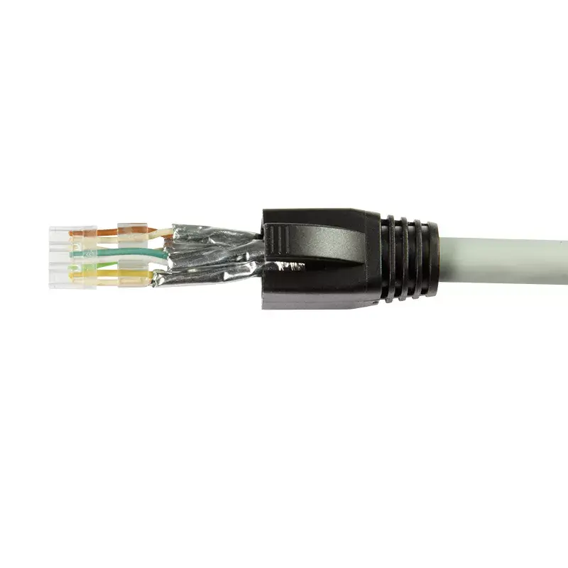 RJ-45 jungtis LogiLink MP0070, Cat.6A, 10 Gbps, sidabrinė, 50 vnt.