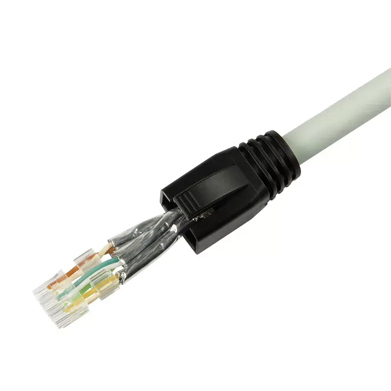 RJ-45 jungtis LogiLink MP0070, Cat.6A, 10 Gbps, sidabrinė, 50 vnt.
