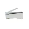 RJ-45 jungtis LogiLink MP0070, Cat.6A, 10 Gbps, sidabrinė, 50 vnt.