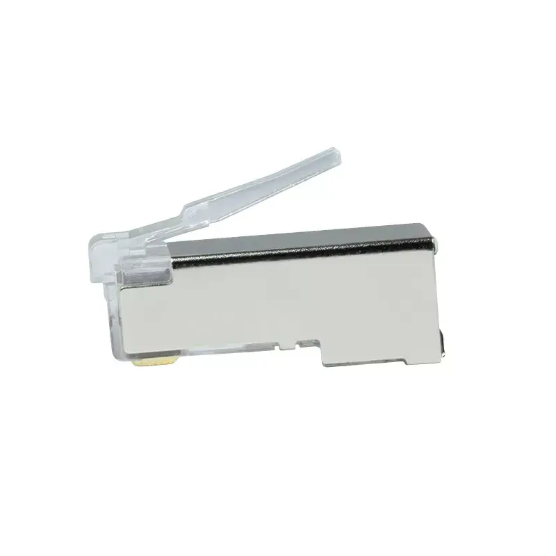 RJ-45 jungtis LogiLink MP0070, Cat.6A, 10 Gbps, sidabrinė, 50 vnt.