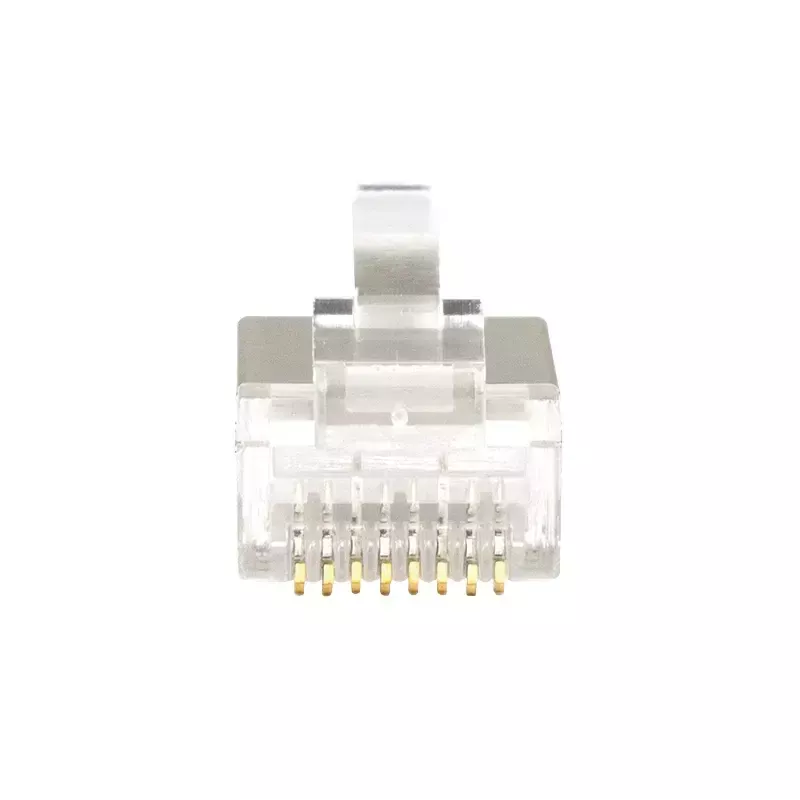 RJ-45 jungtis LogiLink MP0070, Cat.6A, 10 Gbps, sidabrinė, 50 vnt.