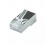RJ-45 jungtis LogiLink MP0070, Cat.6A, 10 Gbps, sidabrinė, 50 vnt.