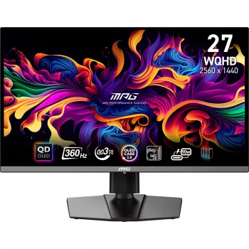 Monitorius MSI MPG 271QRX QD-OLED 67,3 cm (26,5 colio) 2560 x 1440 pikselių Wide Quad HD juodas