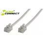 Telefono laidas Microconnect MPK102 RJ12 RJ12 2 m Baltas