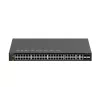 NETGEAR M4350-44M4X4V valdomas L3 2,5G Ethernet (100/1000/2500) jungiklis su PoE, 1U, juodas