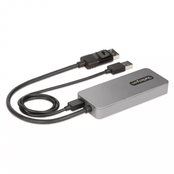 StarTech.com 3 prievadų MST šakotuvas – DisplayPort į 3x HDMI, trigubi 4K 60Hz monitoriai, DP 1.4 kelių monitorių vaizdo adapteris, 30 cm įmontuotas kabelis, USB maitinimas, tik Windows