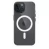 Apple apsauginis dėklas iPhone 15, MagSafe, permatomas, polikarbonatas, 6,1 colio