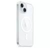 Apple apsauginis dėklas iPhone 15, MagSafe, permatomas, polikarbonatas, 6,1 colio