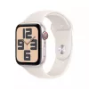 Apple Watch SE GPS + Cellular 44 mm Starlight aliumininis korpusas smėlio spalvos apyrankė