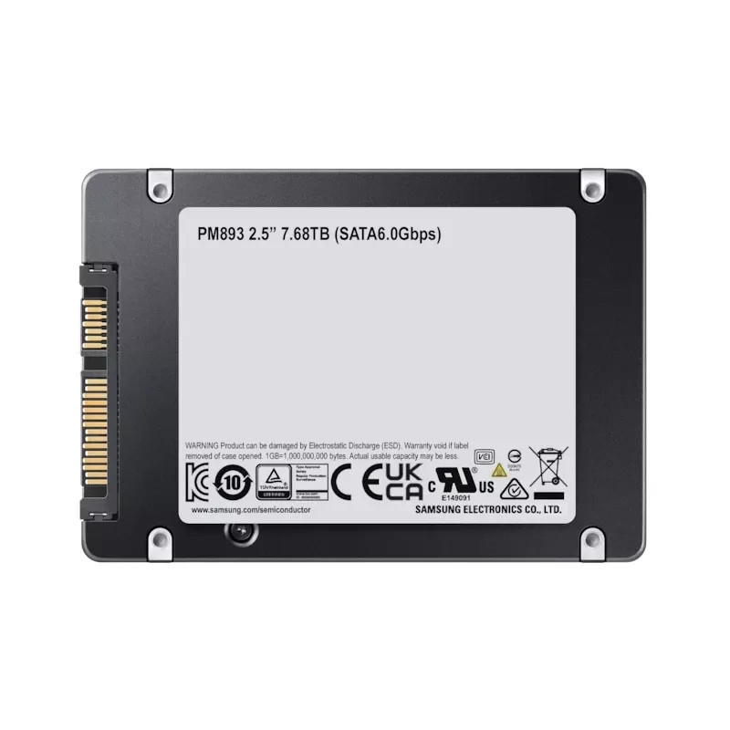 Samsung PM893 7.68 TB 2.5 colio SATA III V-NAND TLC