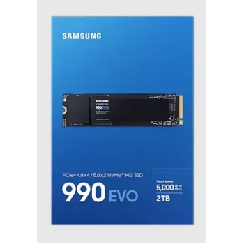 SSD diskas Samsung 990 EVO 2000 GB M.2 2280 NVMe MZ-V9E2T0BW
