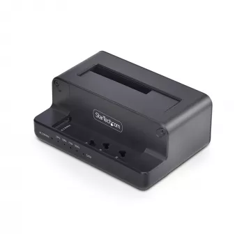 StarTech.com M.2 NVMe į 2,5/3,5 colio SATA diskų kopijavimo įrenginys, dviejų lizdų atskiras SSD klonavimo įrenginys / diskų dokas, dvikryptis NVMe į SATA / SATA į NVMe, iki 27 GB/min, TAA