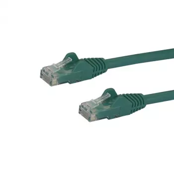 StarTech.com 10m CAT6 eterneto laidas – žalias CAT 6 Gigabit eterneto laidas – 250MHz 100W PoE RJ45 UTP tinklo/pakrovimo laidas su apsauga nuo užkabinimo ir įtempimo mažinimu, individualiai išbandytas