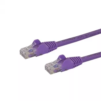 StarTech.com 10m CAT6 Ethernet kabelis - Violetinis CAT 6 Gigabit Ethernet laidas - 250MHz 100W PoE RJ45 UTP tinklo/jungiamasis laidas su apsauga nuo užkabinimo ir įtempimo mažinimu, individualiai išbandytas