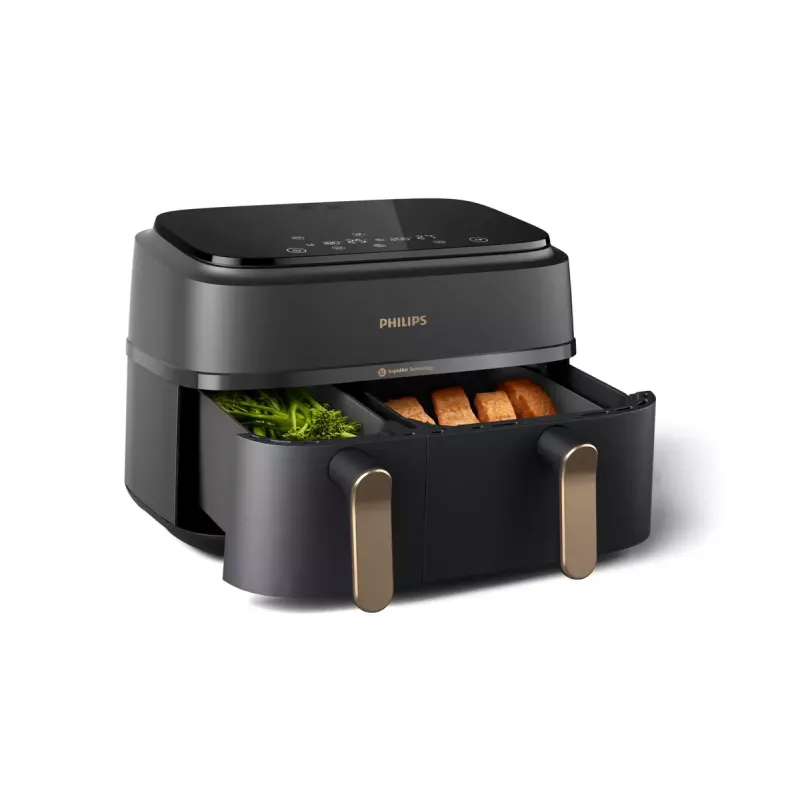 Oro gruzdintuvė Philips 3000 serijos NA352/04 9L 2750W Dvigubas krepšelis