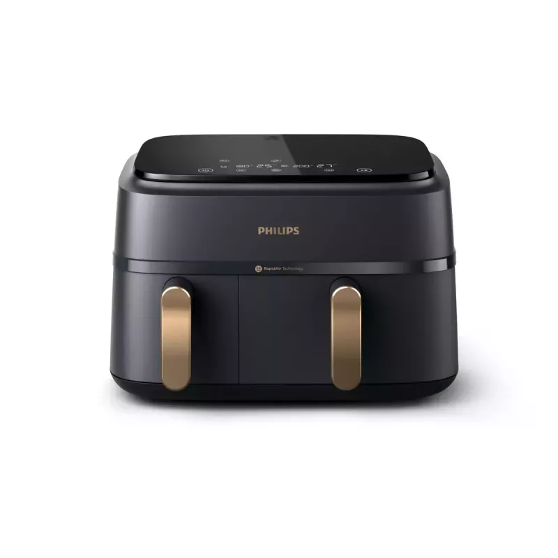 Oro gruzdintuvė Philips 3000 serijos NA352/04 9L 2750W Dvigubas krepšelis