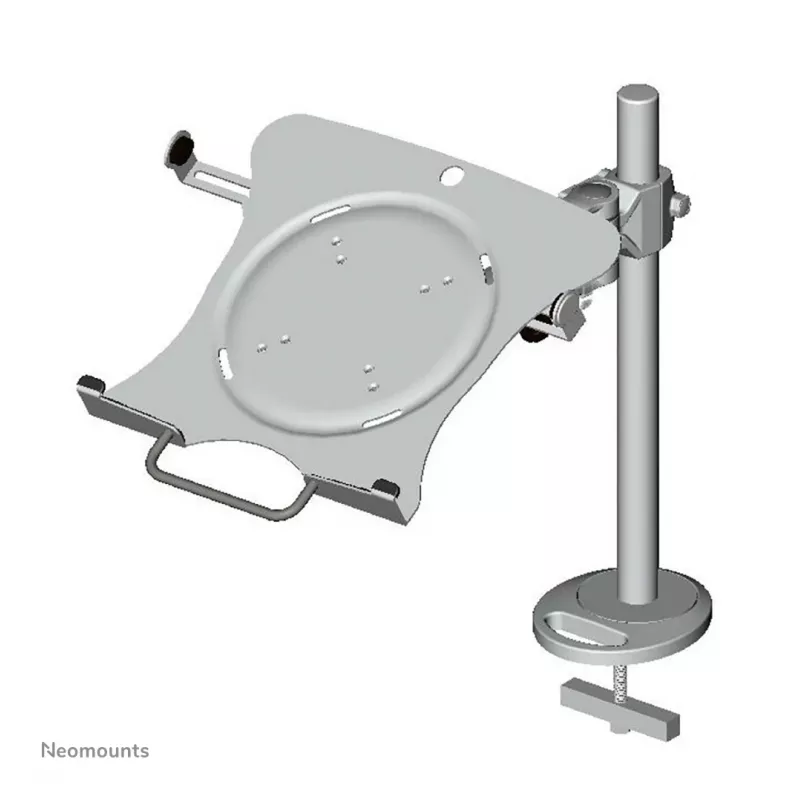 Neomounts NOTEBOOK-V100 nešiojamojo kompiuterio laikiklis - VESA - universalus, sidabrinis, plieninis, 8 kg, 100 x 100, 75 x 75 mm, 1,8 kg, 350 mm