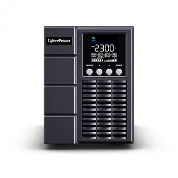 Nepertraukiamo maitinimo šaltinis CYBERPOWER OLS1000EA, Online dvigubos konversijos, 1 kVA/900 W, 3× IEC C13 lizdai, grynas sinusas, LCD, bokštas