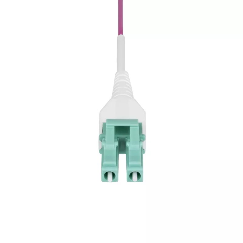 StarTech.com 1m LC-LC UPC OM4 daugiamodis šviesolaidinis kabelis, Erika Violet, 50/125µm, 40G/100G, LOMMF/VCSEL, Uniboot, OFNR
