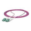 StarTech.com 1m LC-LC UPC OM4 daugiamodis šviesolaidinis kabelis, Erika Violet, 50/125µm, 40G/100G, LOMMF/VCSEL, Uniboot, OFNR
