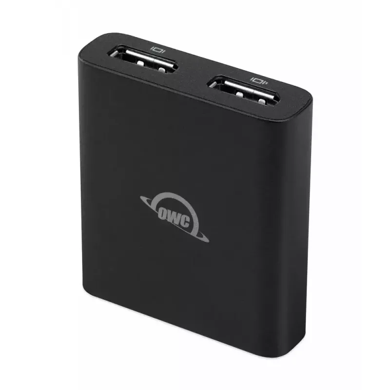 OWC Thunderbolt Dual DisplayPort Adapter USB grafikos adapteris 7680 x 4320 pikseliai Juoda