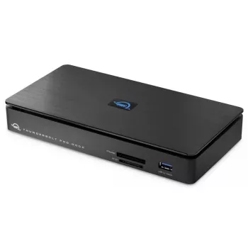 OWC Thunderbolt Pro Dock belaidė Thunderbolt 3 juoda 85W maitinimas 40 Gbit/s