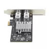 StarTech.com 2 prievadų GbE SFP tinklo plokštė, PCIe 2.0 x1, Intel I350-AM2 2x 1GbE valdiklis, 1000BASE varis/optinis pluoštas, dviejų prievadų gigabito Ethernet NIC, skirta darbalaukio/serviso pagrindinėms plokštėms – suderinama su Windows ir Linux
