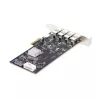 StarTech.com 4 prievadų USB PCIe kortelė, USB 3.2 5Gbps, PCI Express plėtimosi kortelė su 4 nepriklausomais USB valdikliais, 4x USB-A prievadai, Windows/macOS/Linux