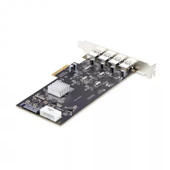 StarTech.com 4 prievadų USB PCIe kortelė, USB 3.2 5Gbps, PCI Express plėtimosi kortelė su 4 nepriklausomais USB valdikliais, 4x USB-A prievadai, Windows/macOS/Linux