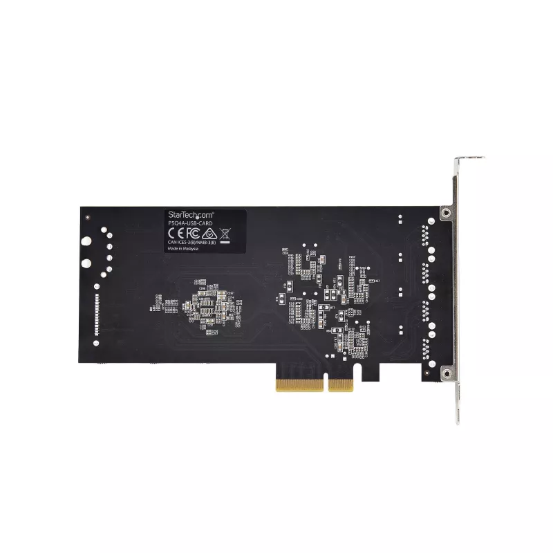 StarTech.com 4 prievadų USB PCIe kortelė, USB 3.2 5Gbps, PCI Express plėtimosi kortelė su 4 nepriklausomais USB valdikliais, 4x USB-A prievadai, Windows/macOS/Linux