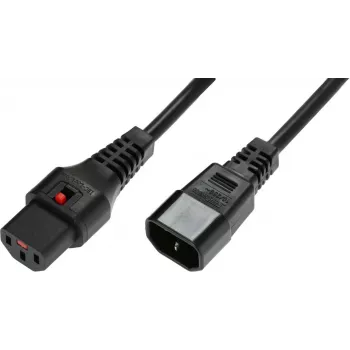 MicroConnect PC1021 maitinimo laidas juodas 2 m C13 kištukas C14 lizdas