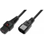 MicroConnect PC1021 maitinimo laidas juodas 2 m C13 kištukas C14 lizdas