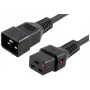 MicroConnect PC1285 maitinimo laidas juodas 2 m C20 kištukas C19 lizdas