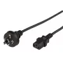 Microconnect PE010418AUSTRALIA maitinimo laidas 1,8 m, C13 jungtis, juodas