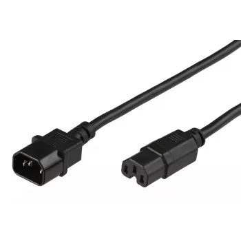 Microconnect PE011405 maitinimo laidas juodas 0,5 m C14 kištukas C15 lizdas