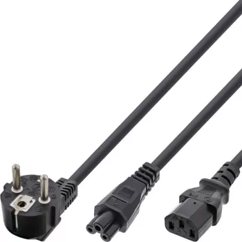 Microconnect PE011418 Y tipo maitinimo kabelis Schuko – 2× IEC (C13 + C5)