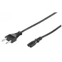 Microconnect PE030710 maitinimo laidas juodas 1 m C tipo kištukas C7 jungtis