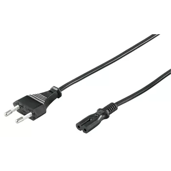 MicroConnect PE030730 maitinimo laidas juodas 3 m C7 jungtimi