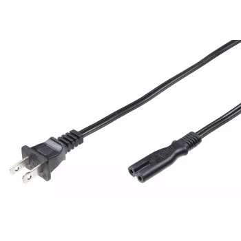 Microconnect PE110718 maitinimo laidas, 1,8 m, juodas, A tipo kištukas – C7 mova