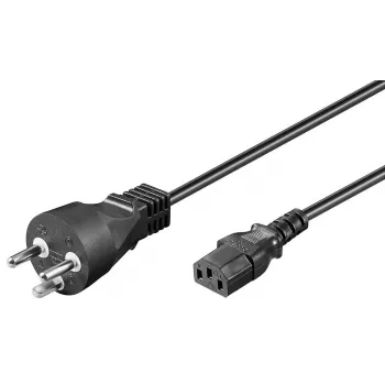Microconnect PE12041R maitinimo laidas 1 m C13 jungtis Juoda