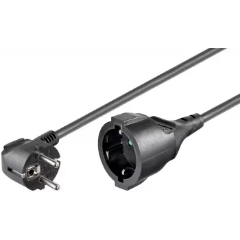 Microconnect PE140500 maitinimo ilgintuvas juodas 5 m