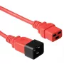 Microconnect PE2019R09 maitinimo laidas raudonas 0,9 m C20 kištukas C19 lizdas