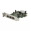 StarTech.com 3 prievadų 2b 1a žemo profilio 1394 PCI Express FireWire kortelės adapteris